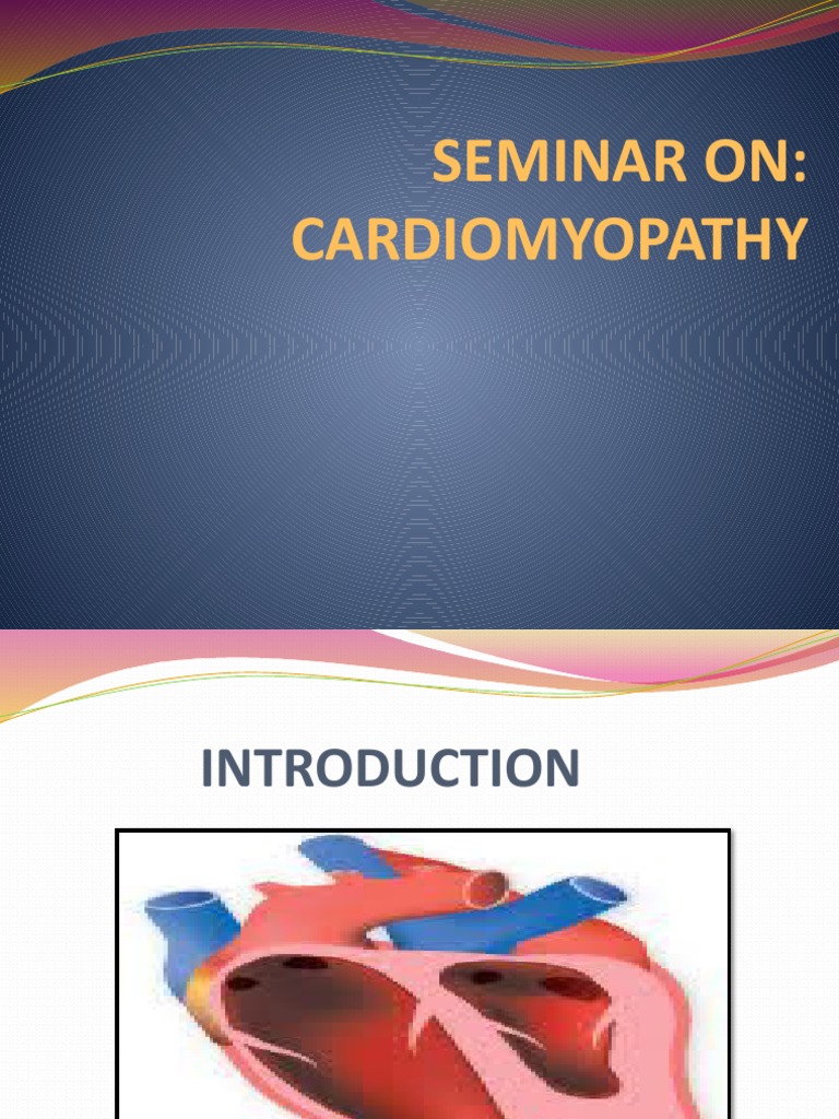 Cardiomyopathy Pdf Heart Cardiac Muscle