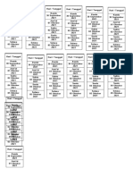 Tempelan Jadwal Kelas 1