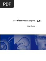 Toad For Data Analysts: User Guide