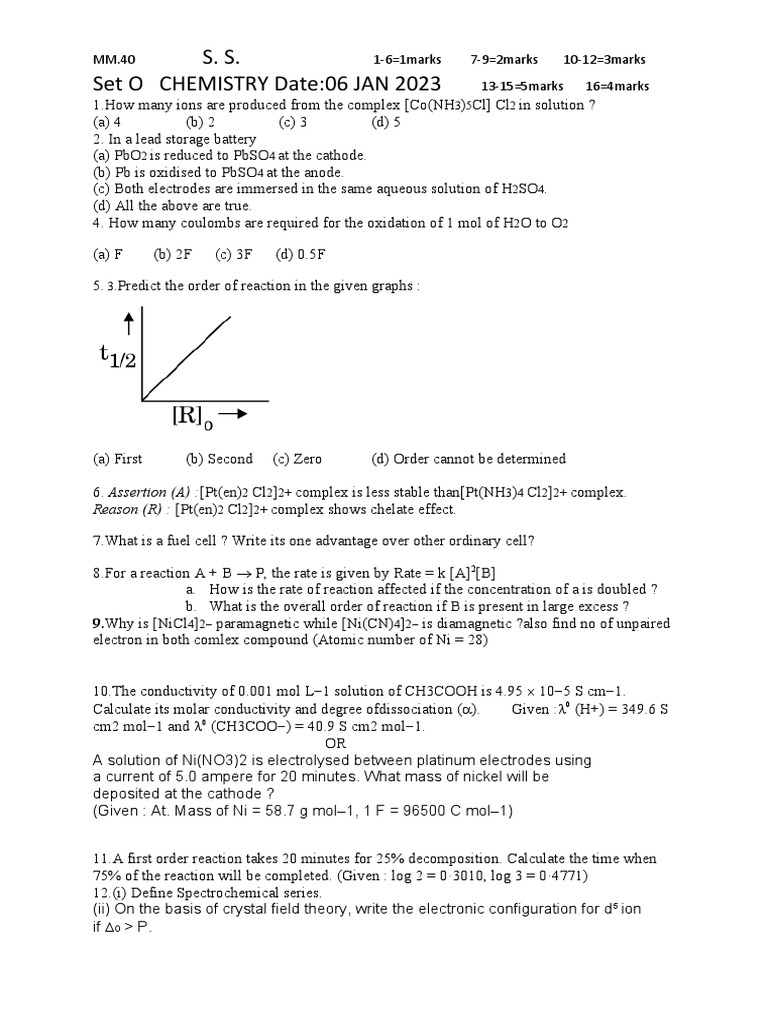 Electro Coordination Set O PDF Coordination Complex
