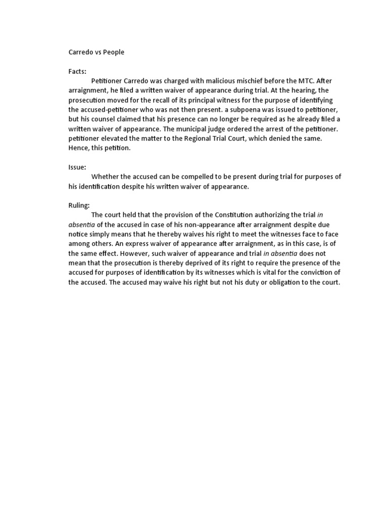 Carredo vs people pdf