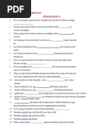 LATIHAN Homeostasis