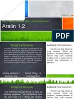 Aralin 1.2