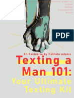 Texting A Man 101 Callisto Adams