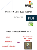 Microsoft Excel 2010 Tutorial (PDFDrive)