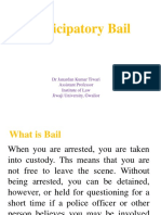 Anticipatory Bail DR J K Tiwari