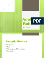 Analytic Rubrics Presentation