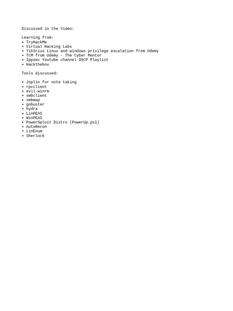 Cyber Security Learning | PDF