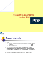 Parameter Estimation in Engineering Probability Lectures