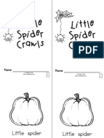 Little Spider Crawls Little Book (Positional Words)