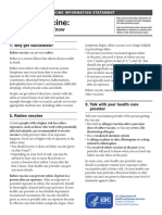 Verorab Vaccine Administration Guidelines | PDF | Rabies | Vaccines
