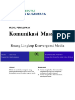 Modul I-Komunikasi Massa Dan Konvergensi Media (Ok)