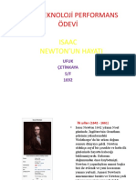 Fen Ve Teknoloji Performans Ödevi: Isaac Newton'Un Hayati