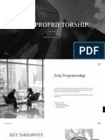 Wardiere Inc. sole proprietorship report