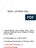 Soal Latihan Csu (Tangap Darurat Dan Scba)