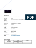 CV Muhammad Rachmat Fikri