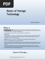 Basics of Storage Technology