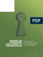 Manuel Sur Le Droit A L'information