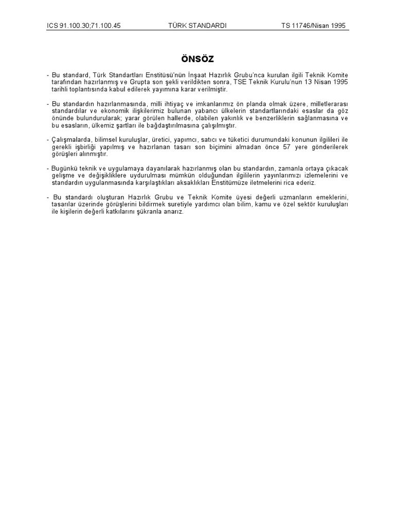 TS 11746 1995 | PDF