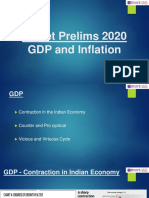 11a.economics - 1 - GDP-and-Inflation Target - Prelims - 2020