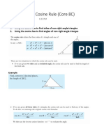 The Cosine Rule