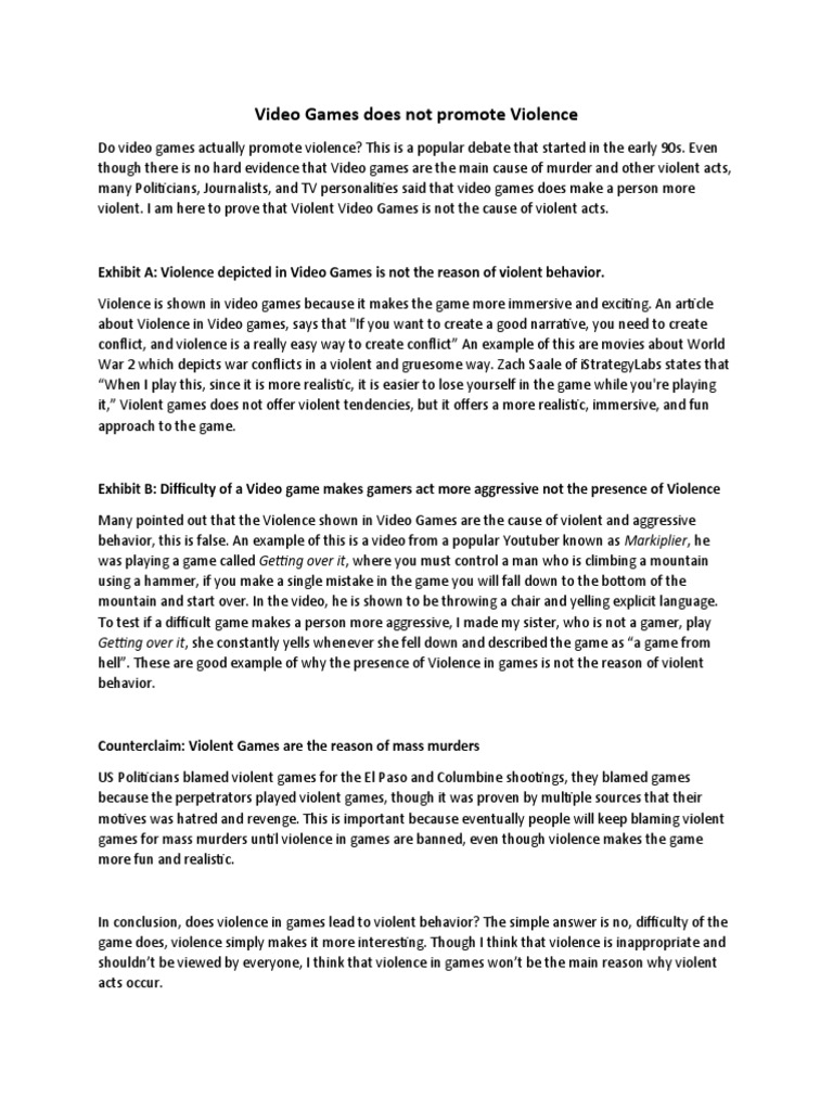 video-games-does-not-promote-violence-pdf-violence-aggression