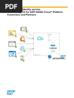 SAP Cloud Identity Service Onboarding Kit For SAP HANA Cloud Platform Customers and Partners