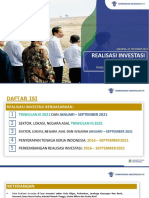 Paparan Press Release Realisasi Investasi Triwulan III 2021 Bahasa Indonesia