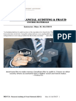 Financial Auditing & Fraud