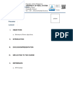 Writen Report Format