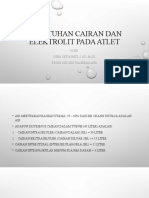 Kebutuhan Cairan Pada Atlet