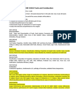 ME 21012 Fuels and Combustion Curriculum