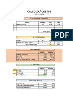 Plantilla - Costos de Importación