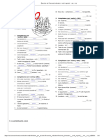 Ejercicio de Presente Indicativo - Verbi Regolari - Are, - Ere Corregido