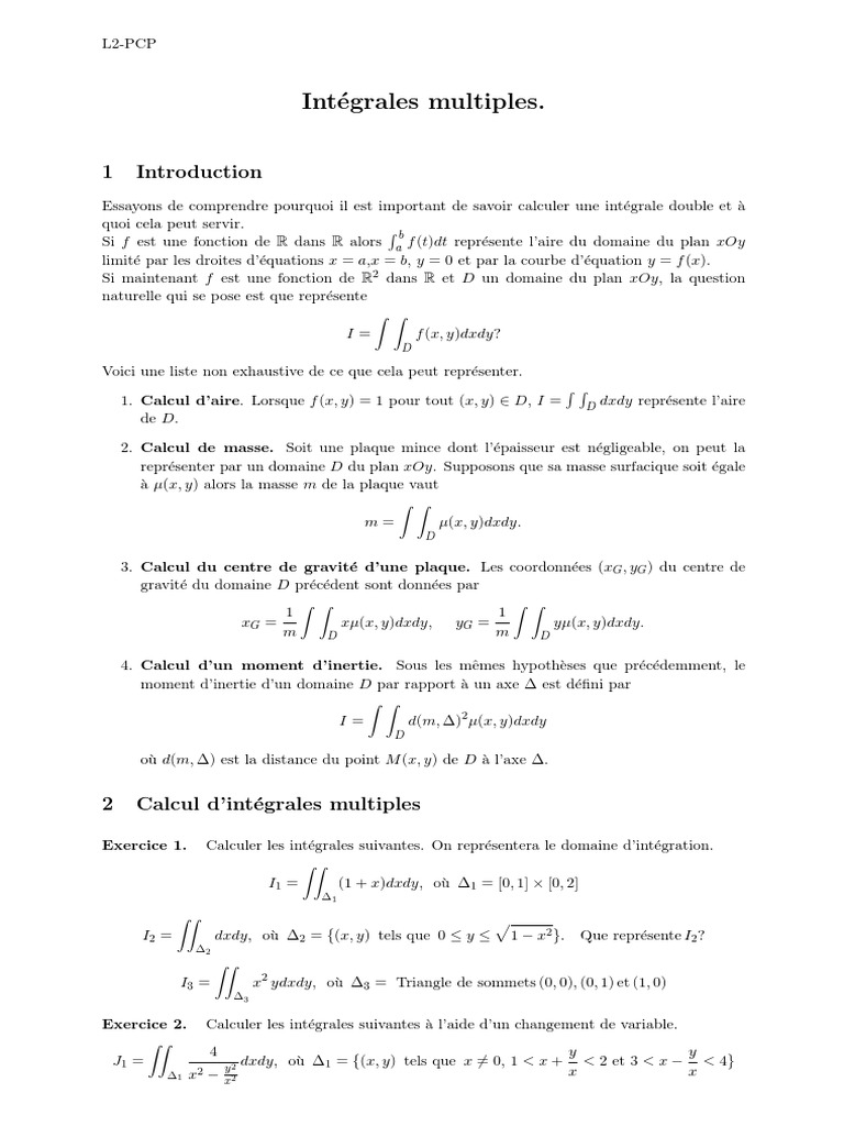 TD10 Int Multiple | PDF