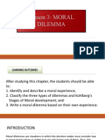 Lesson 3 - Moral Dillema