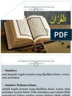 Sumber Hukum Islam (Al-Qur'an)