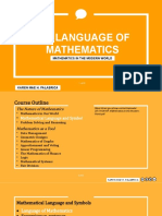 Revised Version 2 - The Language of Mathematics