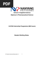 Internship Briefing Notes - Students - DPS - 2022