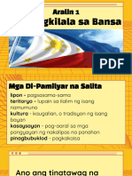 ARALING PANLIPUNAN 4-1-1 - Ang Pagkilala Sa Bansa