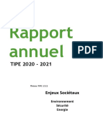 Rapport TIPE 2021