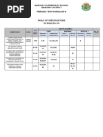 English 8 Q2 Periodic Exam Blooms Taxonomy