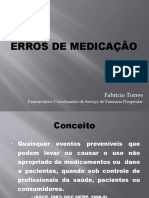 Erros de Medicação