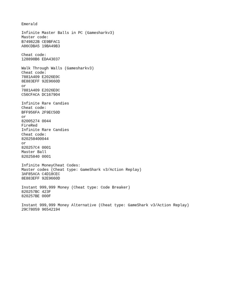 Pokemon Cheat Codes 220813 154402 PDF