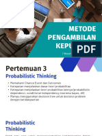 Pertemuan 4-5 Metode Pengambilan Keputusan