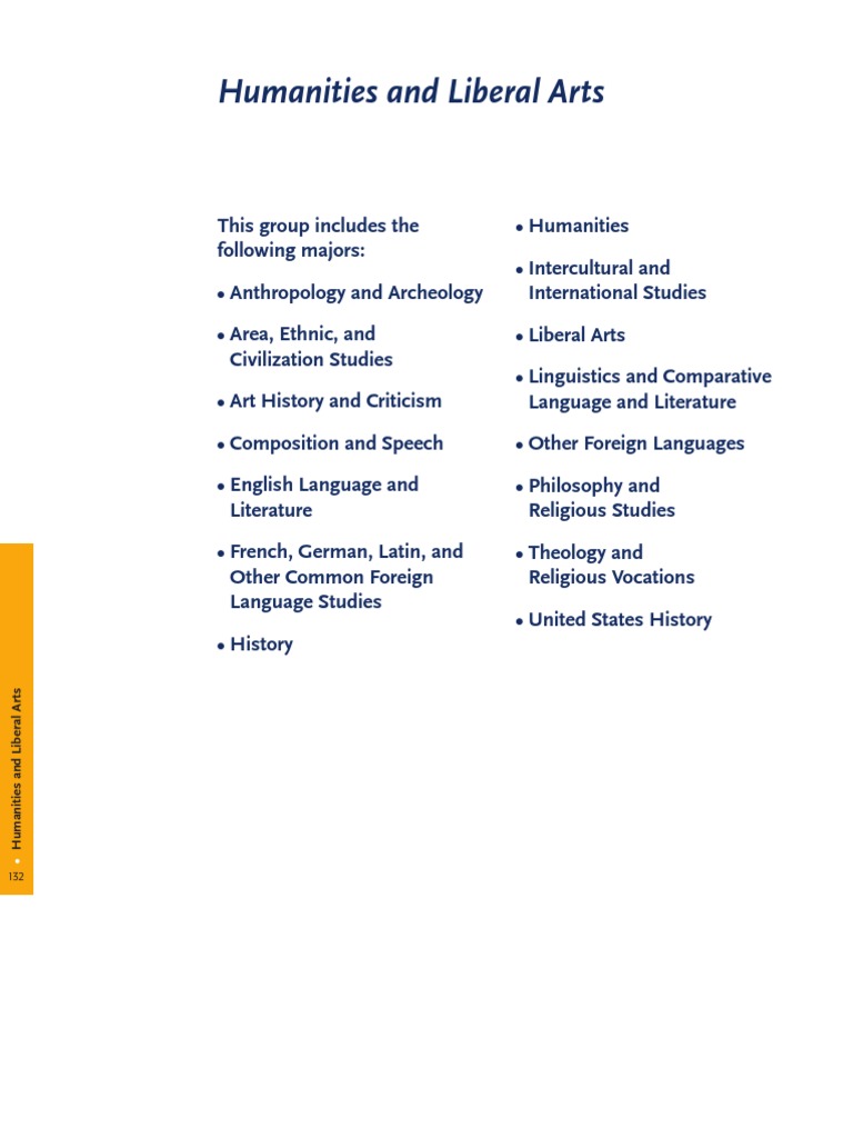 Humanities Liberal Arts | PDF | Liberal Arts Education | Race And ...