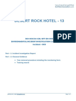 Environmental Incident Investigation Closeout Report - 005