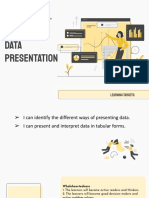 Data Presentation: Practical Research 3 - W2 - 3RD Quarter