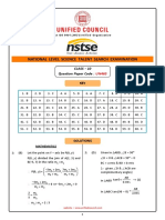 CL 10 Nstse 2021 Paper 465 Key