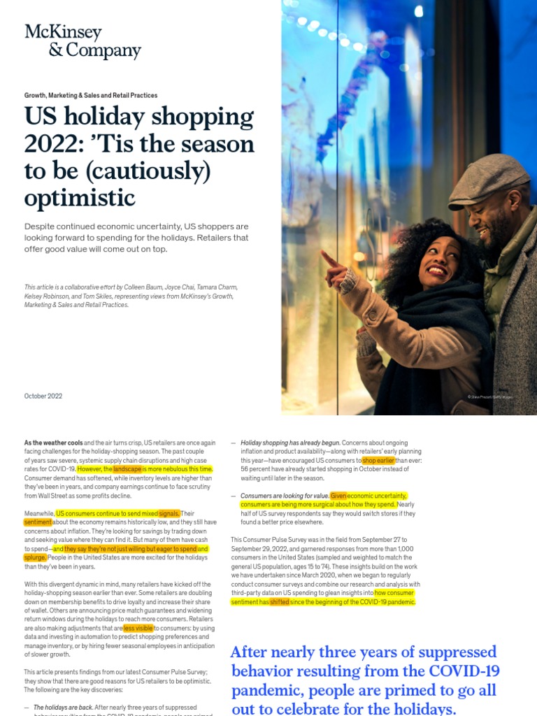 McKinsey (01 Nov 2022) PDF Retail Christmas And Holiday Season